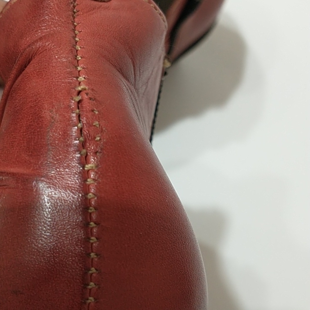 Tsonga red women's shoes Tsonga booties size 6 - Picture 9 of 12